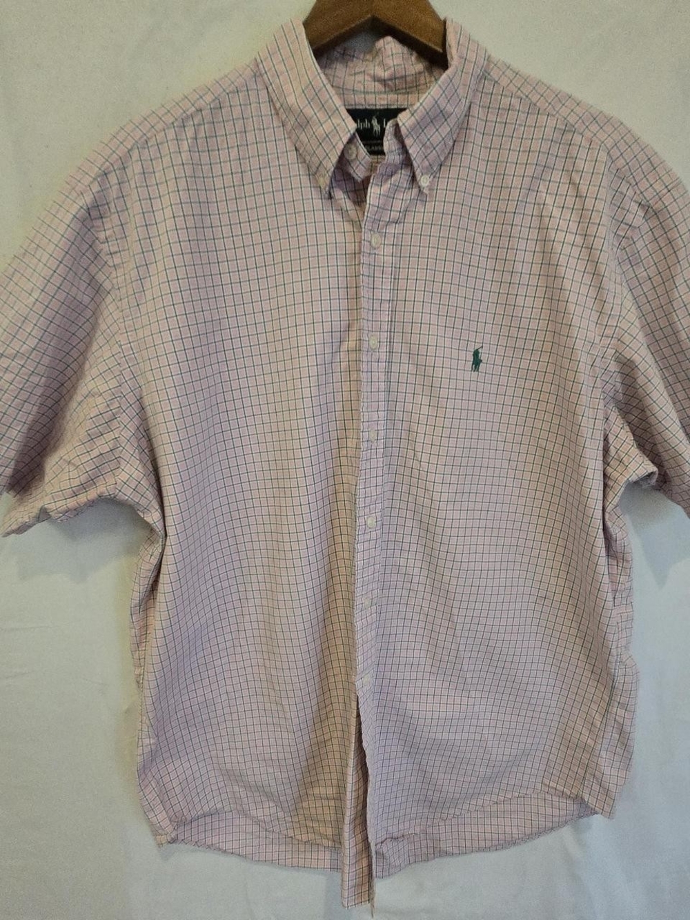 Ralph Lauren Light Pink Checked Button-Down Shirt